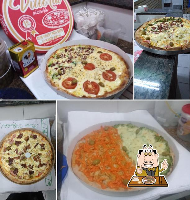 Peça diferentes tipos de pizza