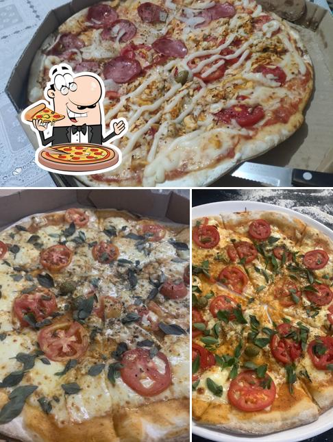 Escolha pizza no Pizzaria e Restaurante News Degust