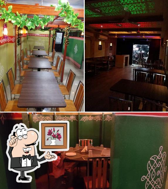 The interior of RK Flavours Family Restaurant