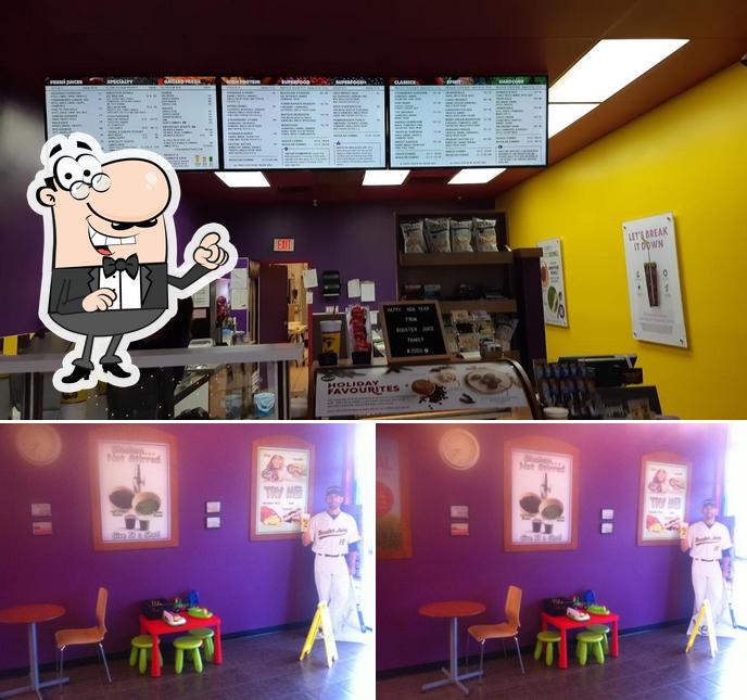 L'intérieur de Booster Juice