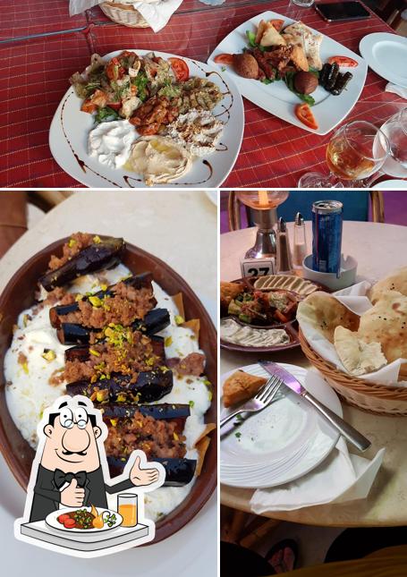 Food at Mandarine Lebanese Restaurant