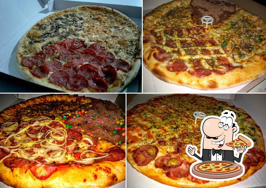 Experimente diferentes estilos de pizza