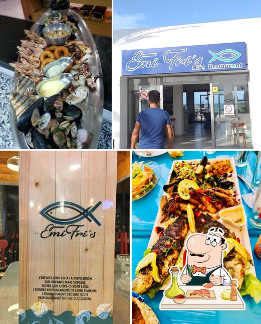 Prenez de nombreux plats à base de fruits de mer servis par EmiFri’s