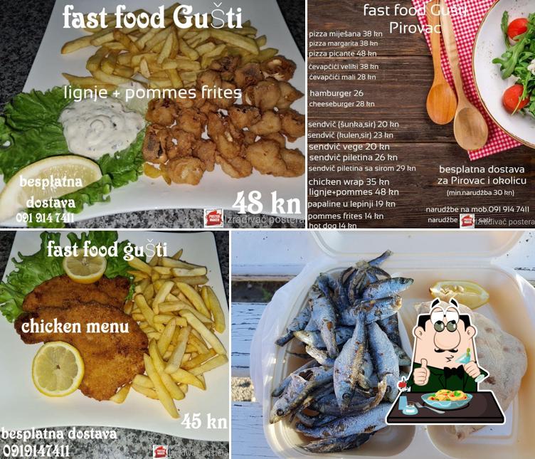 Platti al Fast food "GUŠTI"