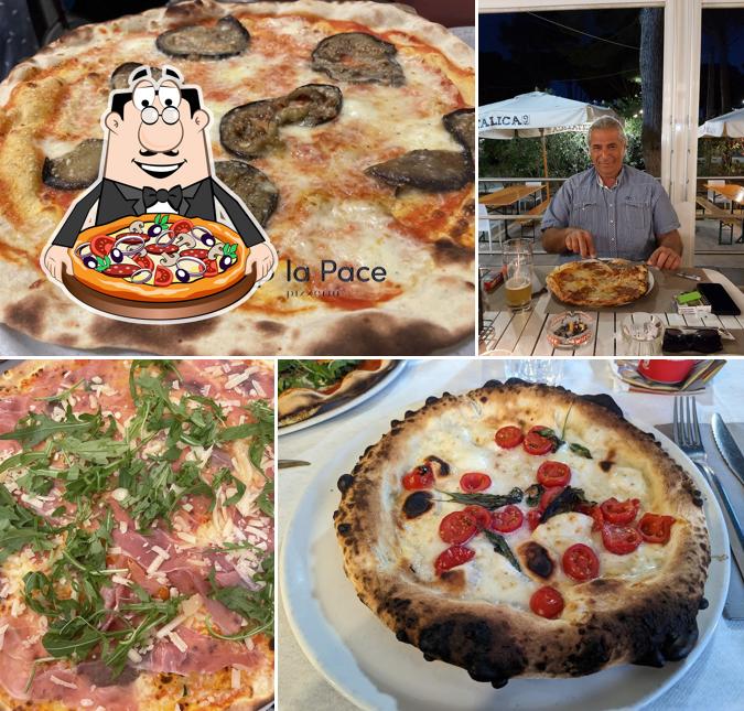 A La Pace Mare, puoi provare una bella pizza