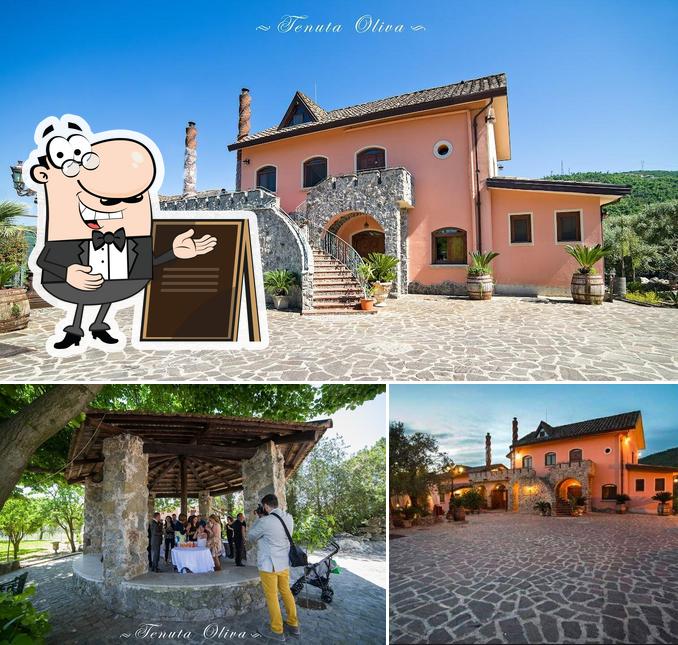 Gli esterni di Tenuta Oliva Location per Eventi Ristorante -Pizzeria