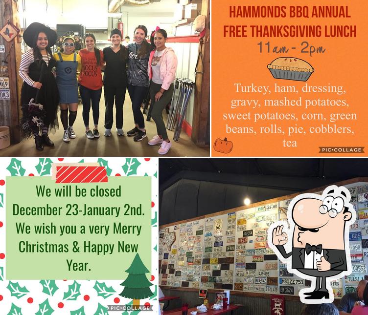 Hammond's BBQ in Glen Rose Restaurant menu and reviews