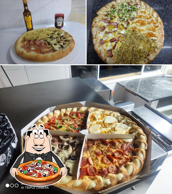 Experimente diferentes tipos de pizza