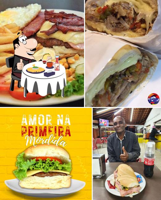 Hambúrguer em C Q Sab Lanche