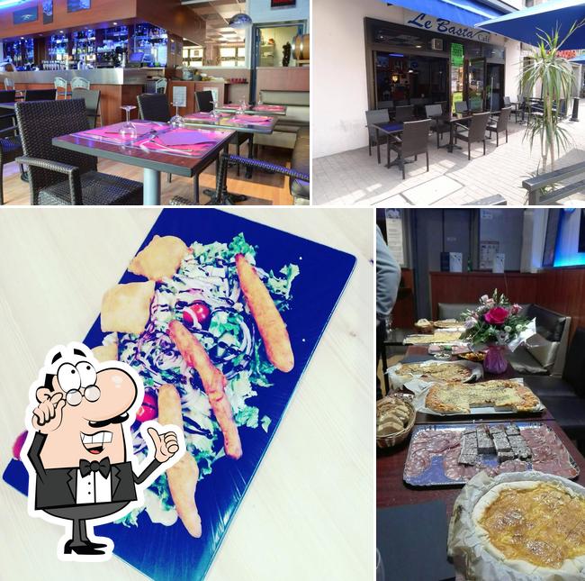 La photo de la intérieur et nourriture de Restaurant Le Basta Café’s