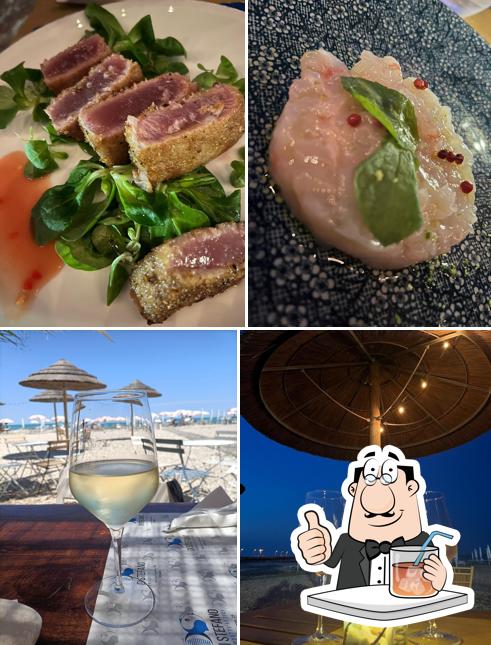 La bevanda e cibo del ristorante