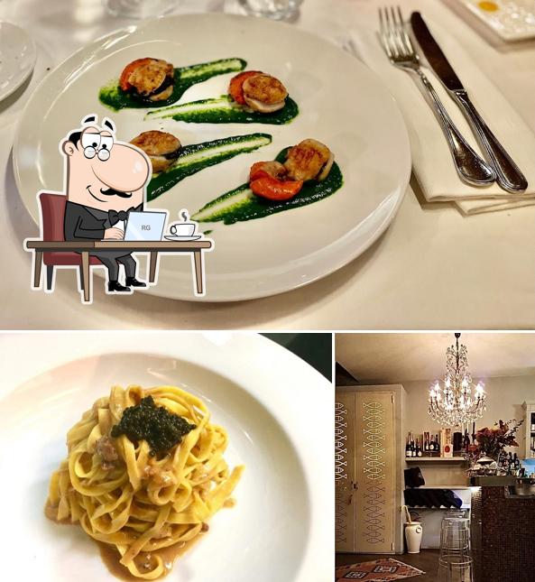 Gli interni di Acqua Pazza
