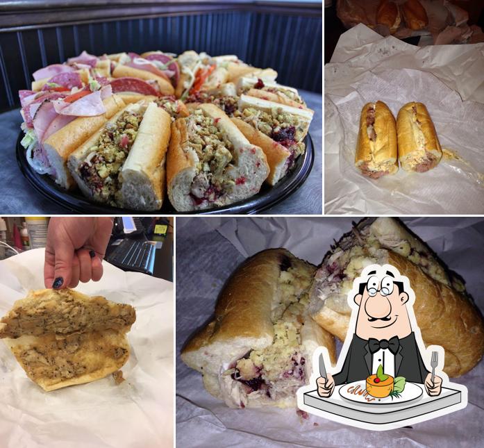 Food at Capriotti's Sandwich Shop