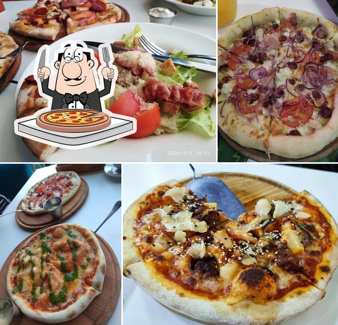 Try out pizza at Mister Cat