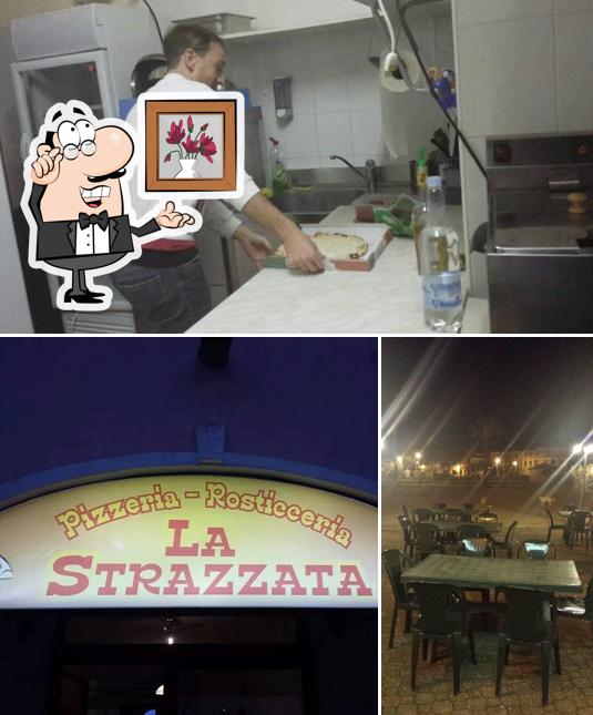 Gli interni di Pizzeria La Strazzata