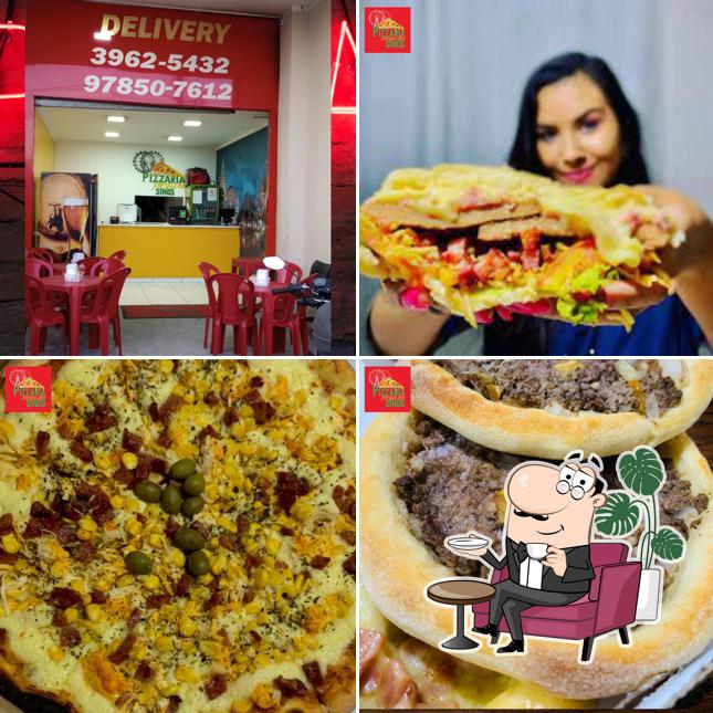 O interior do Pizzaria e Lanchonete Parque dos Sinos