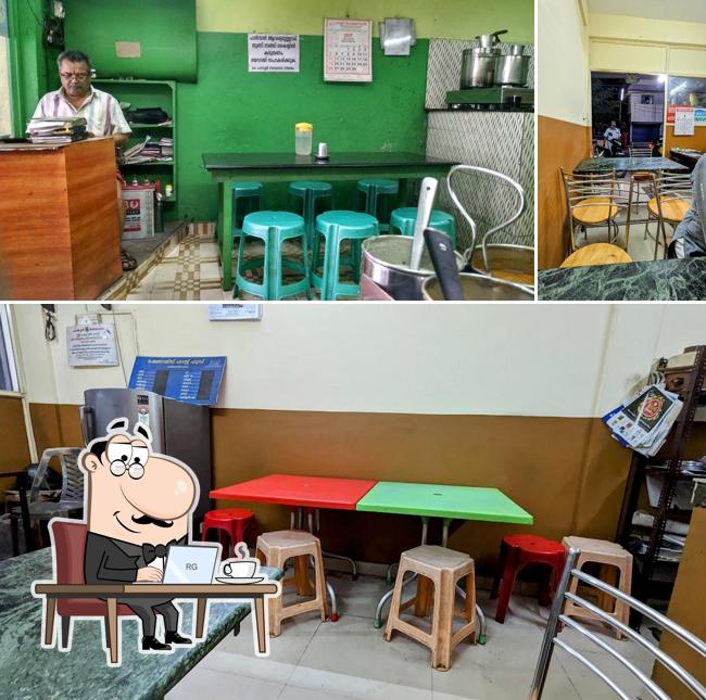 The interior of Shenoy's Fast Food