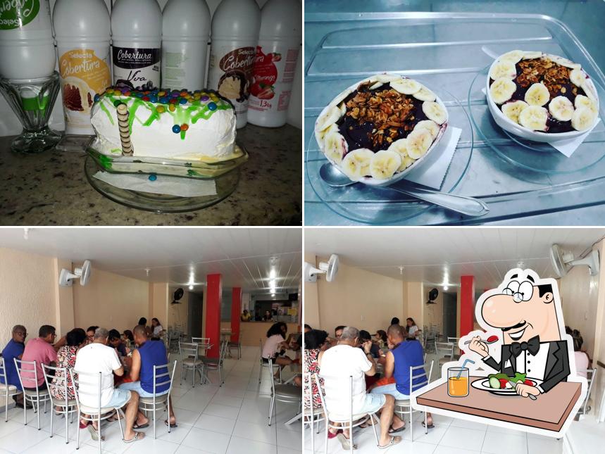 A foto da comida e interior no Sorveteria Beijo Frio