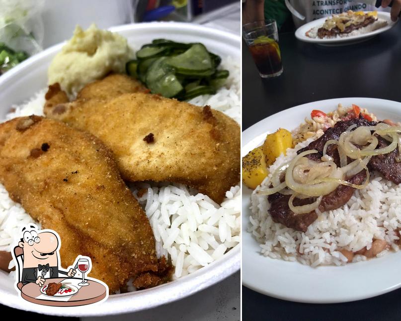 Prove pratos de carne no Restaurante Água na Boca