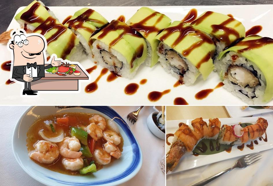 Prenez des fruits de mer à Yuki Sushi