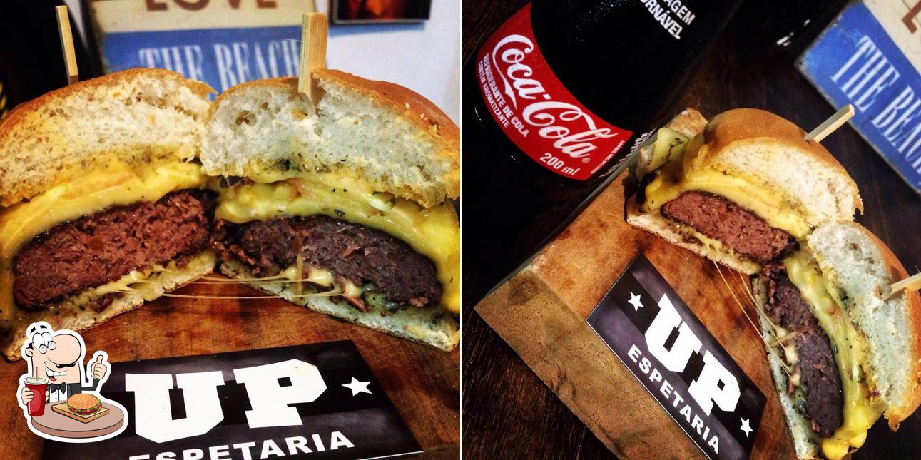 Delicie-se com um hambúrguer no Espetaria UP e Mister Paul Hamburgueria e Espetaria
