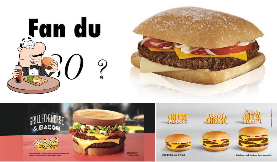 Prenez un hamburger à McDonald's