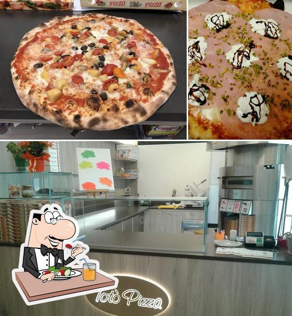 La immagine della cibo e interni di Totò Pizza