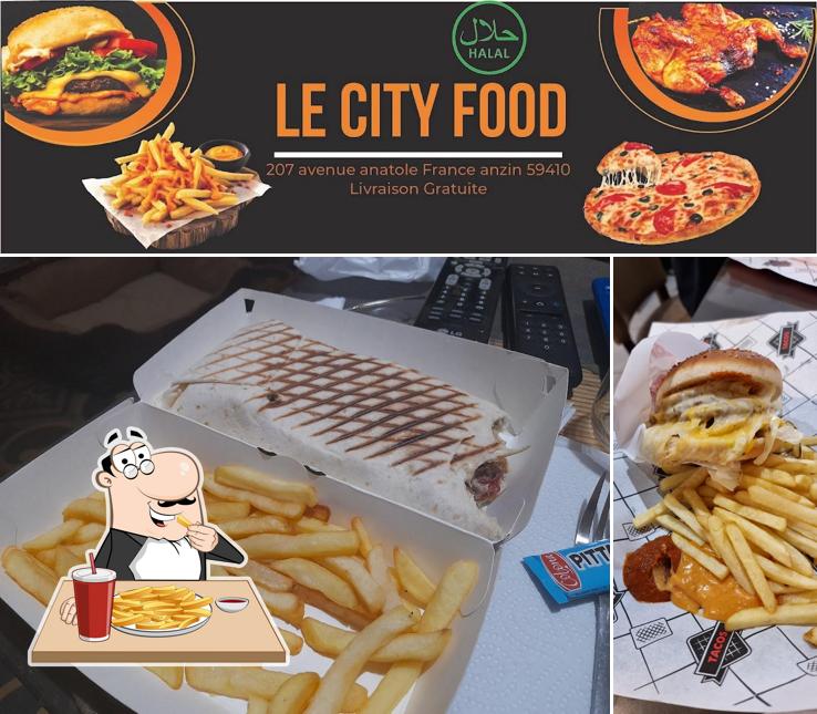 Frites à Le City Food Halal