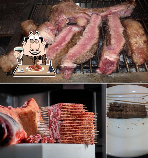 Pasti a base di carne vengono serviti a Da Danilo Steakhouse
