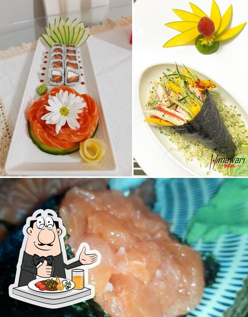 Comida em Himawari Sushi
