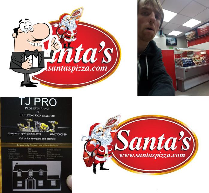 Look at this picture of Santa's Pizza Nelson