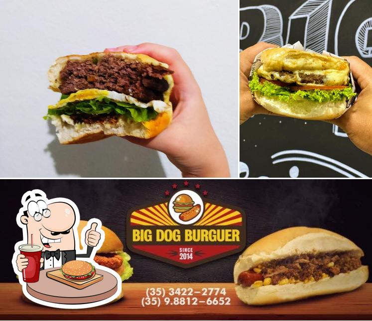 Experimente um hambúrguer no Big Dog Burguer