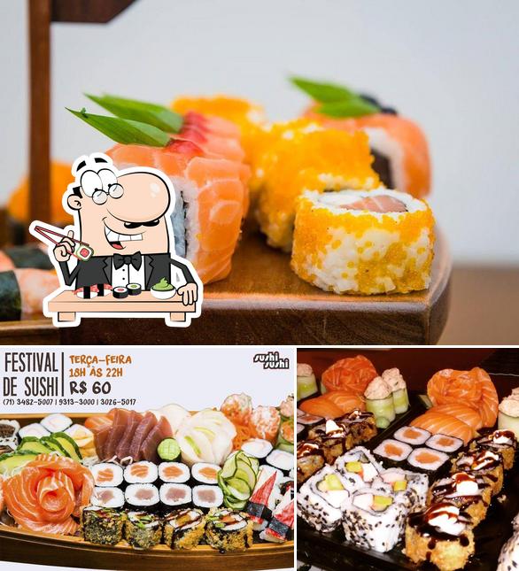 Rolos de sushi são disponibilizados no Sushi +