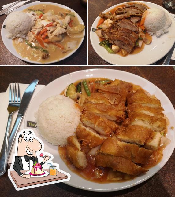 Thai Cuisine bietet eine Auswahl von Süßspeisen