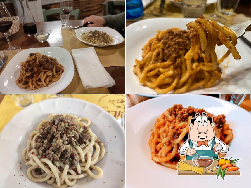 Spaghetti alla bolognese al Osteria il Vinaio