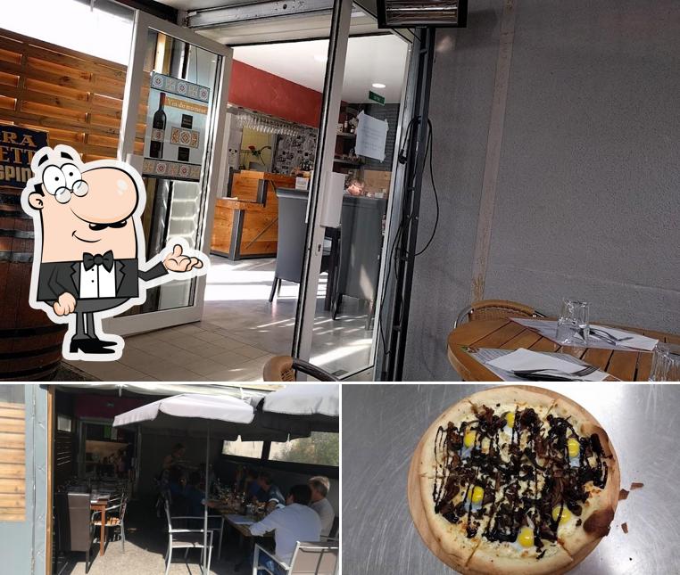 Voici l’image affichant la intérieur et pizza sur La Baronne