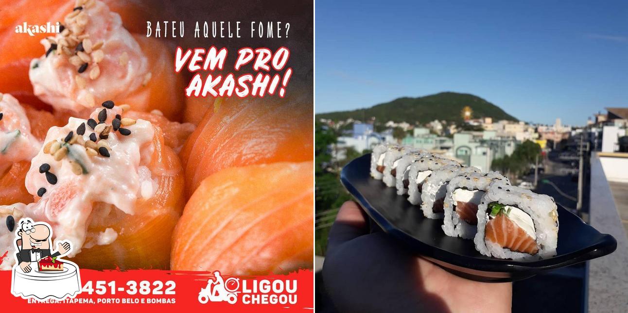 Akashi Sushi Bar provê uma seleção de pratos doces