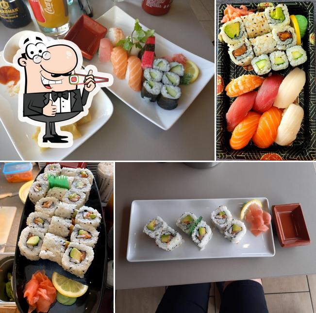 Try out various sushi options