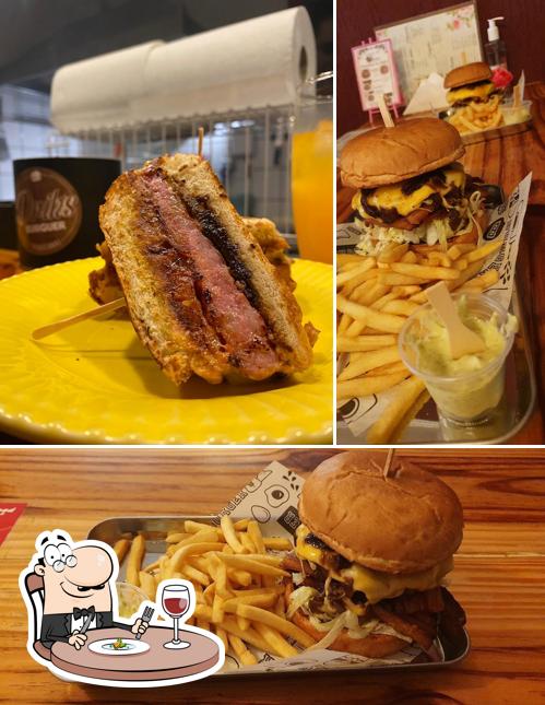 Comida em Drik's Burguer