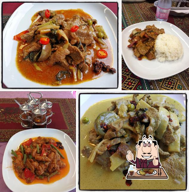 Rung Tawan Thai Shop serve pasti a base di carne