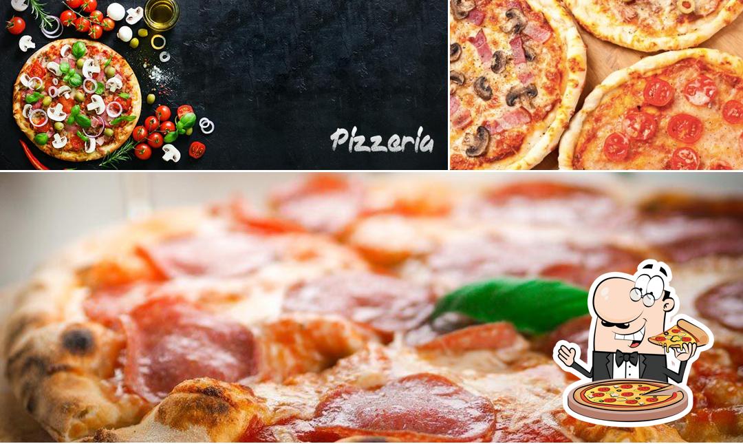 A Sporting Bar Pizzeria da Chiara Panighina, puoi ordinare una bella pizza