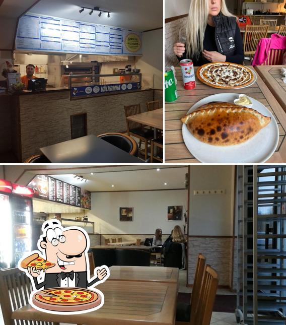 En Kastanje Pizzeria, puedes pedir una pizza