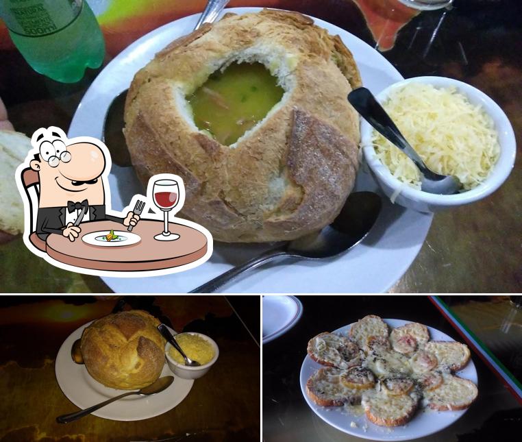 Platos en Cantina Roma