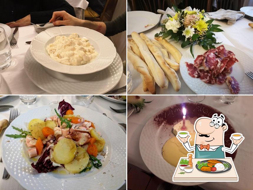Cibo al Trattoria Bar Croce D'Oro