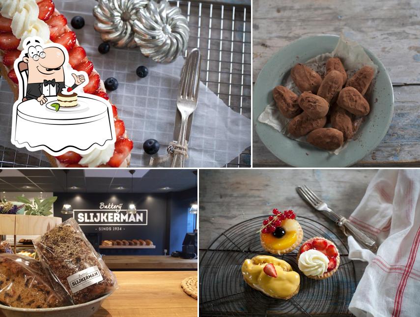 Bakery Slijkerman offers a variety of desserts