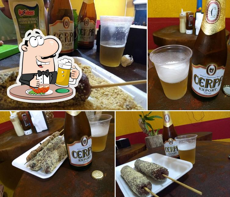 Peça uma tulipa de cerveja leve ou escura