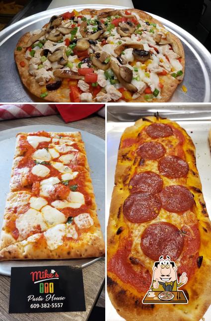 Pick pizza at Mike's Pasta House