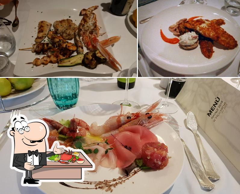 I clienti di A'Riccione possono godersi diversi prodotti di cucina di mare