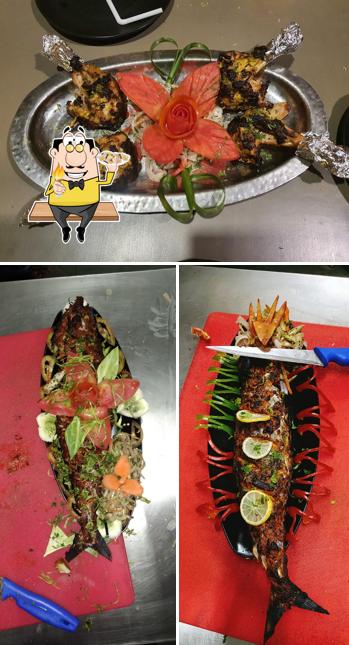 Order seafood at Hotel Sarja Executive Restaurant & Bar