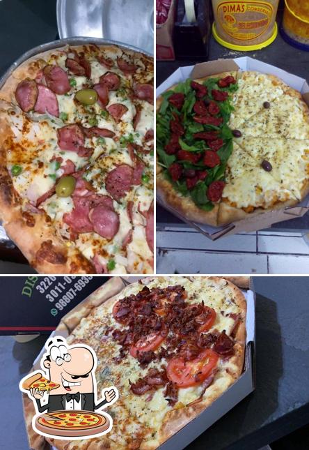 Consiga diferentes variedades de pizza